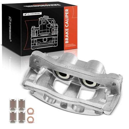 A-Premium Disc Brake Caliper Assembly with Bracket Compatible with Select Dodge and Ram Models - 2500/3500 2010-2018, Ram 2500/Ram 3500 2009-2010 - Rear Left Driver Side