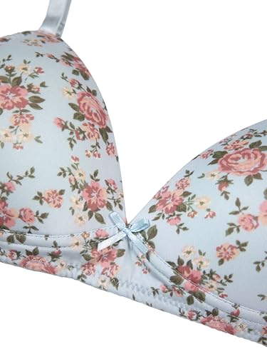 TAHARI Girls' 3-Pack Molded Wireless Bras3