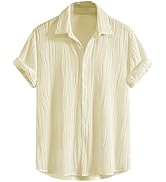 GRECIILOOKS Men Cotton Shirt | Casual Shirt | Stylish Shirt | Textu Shirt | Regular Fit | Formal ...