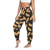 Boho Pants Harem Pants Yoga Trousers for Woman Hot Dog Loose Beach Pants S Multicoloured