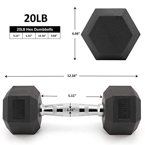 Bronze Times 10/15/20/25Lb Hex Dumbbells Weights Set Solid Steel