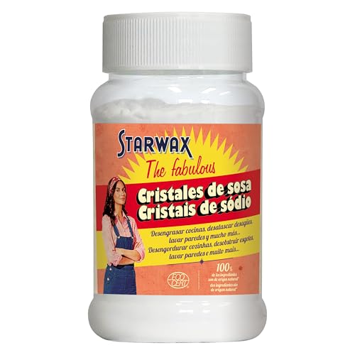 Starwax The Fabulous Cristales de Sosa 480 gramos - Desengrasante, Desatascador, Elimina las manchas más difíciles - Quitamanchas y Antical - Limpiador multiusos