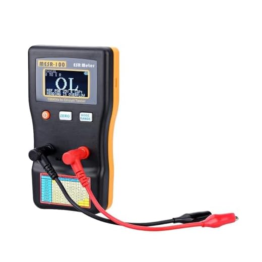 Signstek MESR-100 V2 Auto Ranging in Circuit ESR Meter Capacitor Tester/Low Ohm Meter Up to 0.01 to 100R, Support in Measuring Capacitance Resistance Circuit