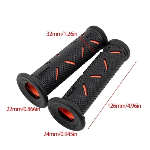 Poignées de moto guidon motocross caoutchouc modification universels