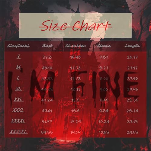 Oversized Tshirts for Women,Bloody Problem Solved Halloween Print T-Shirt Shirt Vintage Shirts for Women Fun Tie Dye3