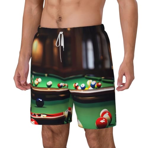 Short de bain pour homme léger et imprimé billard original pour la plage - 2