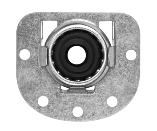 Schellenberg 83601 Muro Con Cuscinetto A Sfera Mini Per Rullo Tapparella Ottagonale Con Diametro Da 40 Mm, Argento