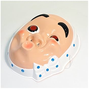 Amazon.co.jp: いち屋 ノンキャラクター ひょっとこ お面 単品