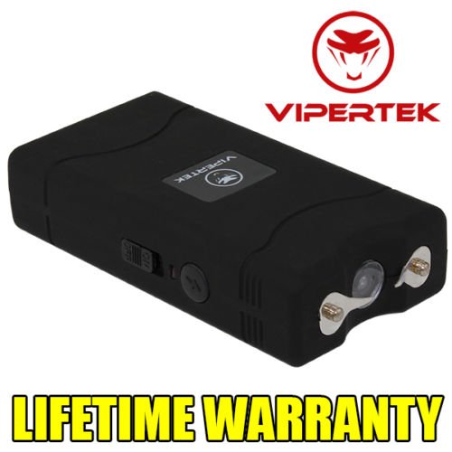 VIPERTEK VTS-880 60 MV Rechargeable Police Mini Stun Gun + Taser Case