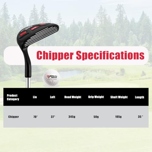 PGM 37° Golf Club Chipper for Men and Women Right Handed Black - image 8
