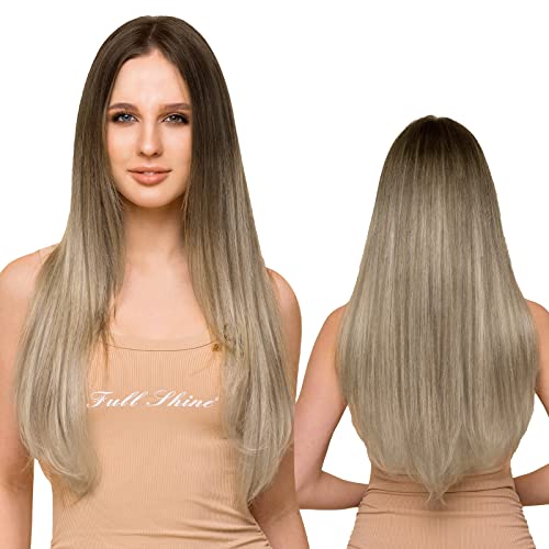 Full Shine Total 2packs 14 Inch #3/8/22 Dark Brown to