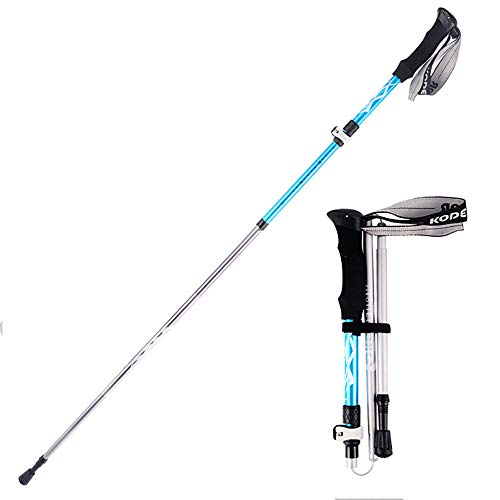 Bâtons de randonnée unisexes réglables et légers pour trekking et camping | 1 Paire