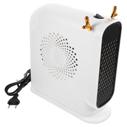PRETYZOOM Calentador de Escritorio Eléctrico Consumo Calefactor Portátil con Control de Temperatura para Oficina y Hogar Compacto Ue