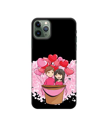 Image of Amazon Brand - Solimo Designer Boy and Girl 3D Printed Hard Back Case Mobile Cover for Apple iPhone 11 Pro Max