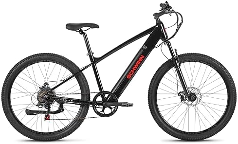 Schwinn High Timber Electric Mountain Bike, 350W Motor, 27.5" Whe...