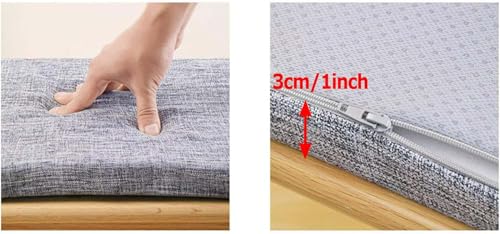 Coussins pour chaises de jardin galette de chaise extérieure grise