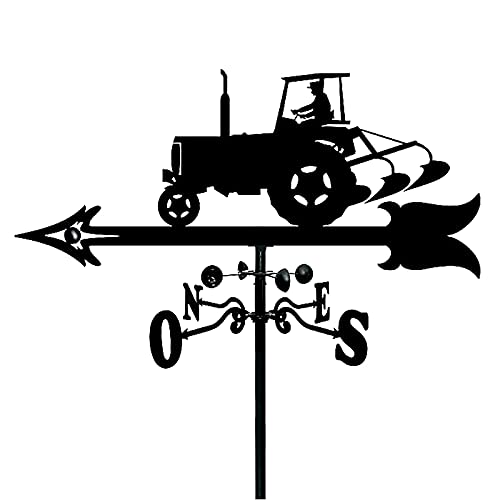 Girouette en acier inoxydable avec indicateur de direction du vent motif voiture