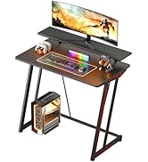 Amazon | YeTom 大型ゲーミングデスク 120cm 拡張収納棚 マルチ