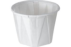 Solo 1-Ounce Small Paper Cups for Measuring, Medicine, Samples, and Jello Shots