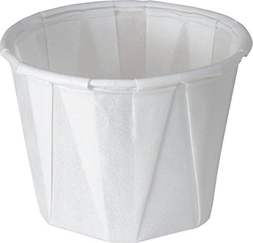 Solo 1.0 oz Treated Paper Souffle Portion Cups for Measuring, Medicine, Samples, Jello Shots, PK/250