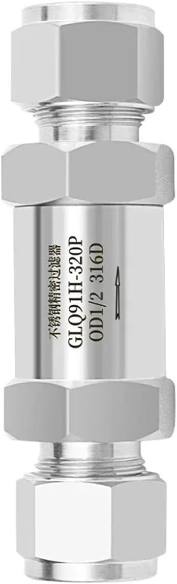 1個 3-32mm 1/20.3 cm-2.5 cm 圧縮ユニオン 304 316 ステンレス鋼フィルターバルブ(304,22)