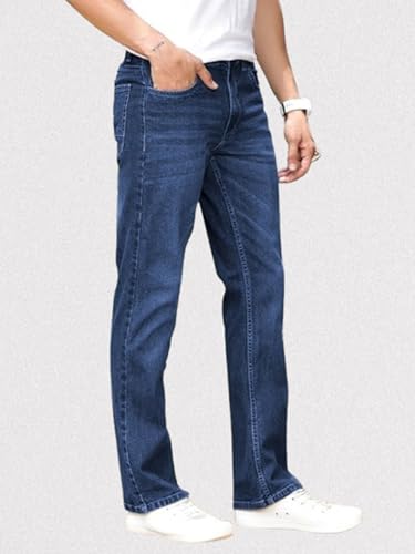 Image of Ben Martin Men's Smart Fit Stretchable Jeans || Mid-Rise Denim Pants with Whisker Wash || Premium Casual Wear Jean for Men || 5 Pocket Jean's for Men's (1)