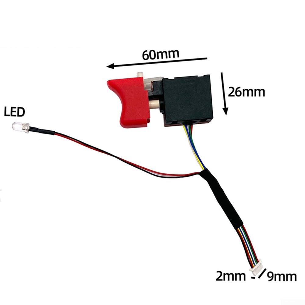 Set completo per Dayi 21V Brushless trapano elettrico scheda di controllo e interruttore operativo (C)