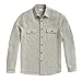 Faherty Men's Legend Sweater Shirt, Fossil Grey Twill, M