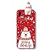 ZhuoFan Cover Huawei P Smart 2019, Custodia Silicone con Disegni Ultra Slim Morbido Antiurto Christmas Cartoon Pattern con Bambola Bumper Case Protettiva per Huawei P Smart 2019 / Honor 10 Lite, 06