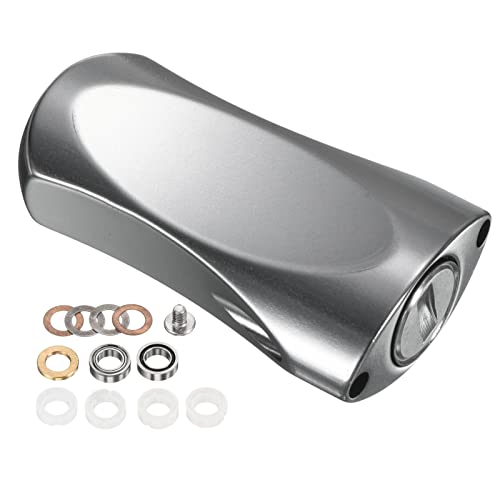 PATIKIL Reel Knob Replacement, Metal Fishing Reel Power Handle Knob for S/D Fishing Reel Accessories, Gray