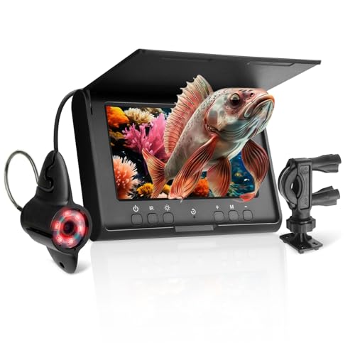 Unterwasser-Kamera Für Angler - 4,3" IPS Display, 30m Kabel, Nachtsicht & IP68 Wasserdicht
