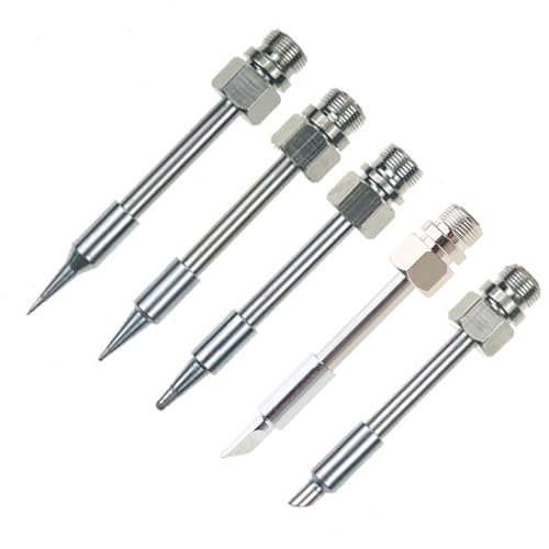 Image of 510 Interface USB Soldering Iron Tip Portable Pointed /Horseshoe /Round Tips for Welding Rework Accessories
