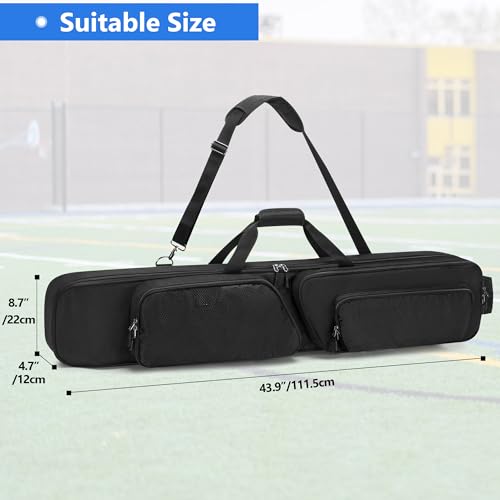 DSLEAF Lacrosse Stick Bag Holds Up to 2 Sticks, Padded Lacrosse Equipment Bag with Separate Shoe Pocket, Lax Stick Bag for Men and Women by DSLEAF - Image 6