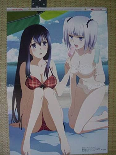 極黒のブリュンヒルデ黒羽寧子 水着 星刻の竜騎士 両面ピンナップポスター アニメ 萌えグッズ ホビー 極黒のブリュンヒルデ黒羽寧子 水着 星刻の竜騎士 両面ピンナップポスター アニメ 萌えグッズ ホビー