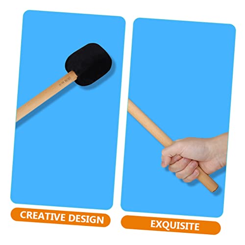 Milisten Baqueta Grande Baixo Preto Percussão De Pelúcia 4Pcs