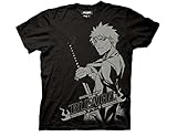 Ripple Junction Bleach Ichigo One Color Adult T-Shirt Small Black