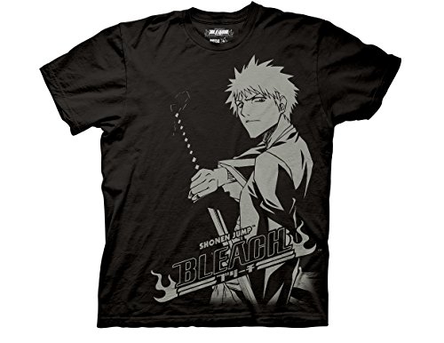 Ripple Junction Bleach Ichigo One Color Adult T-Shirt Small Black