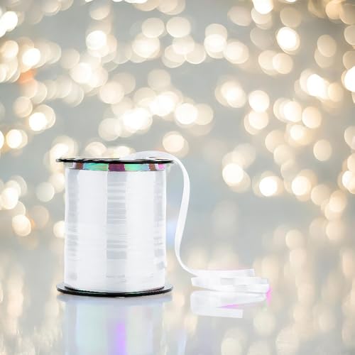 Fitilho Multiuso Decorativo Para Festas e Presentes Diversas Cores Unitário 5mm x 200m SilverFestas