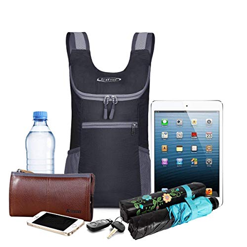 Mochila de senderismo plegable ligera 40L miniatura 7