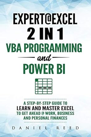Amazon.com: Expert @ Excel: VBA Programming and Power BI: Step-By-Step ...