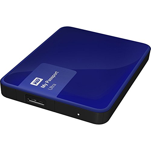 WD 3TB Blue My Passport Ultra Portable External Hard Drive - USB 3.0 - WDBBKD0030BBL-NESN