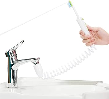 Dental Flosser Faucet Oral Irrigation Band Water Flosser Dental Irrigation Tooth Pick Dental Water Jet Toothbrush Head