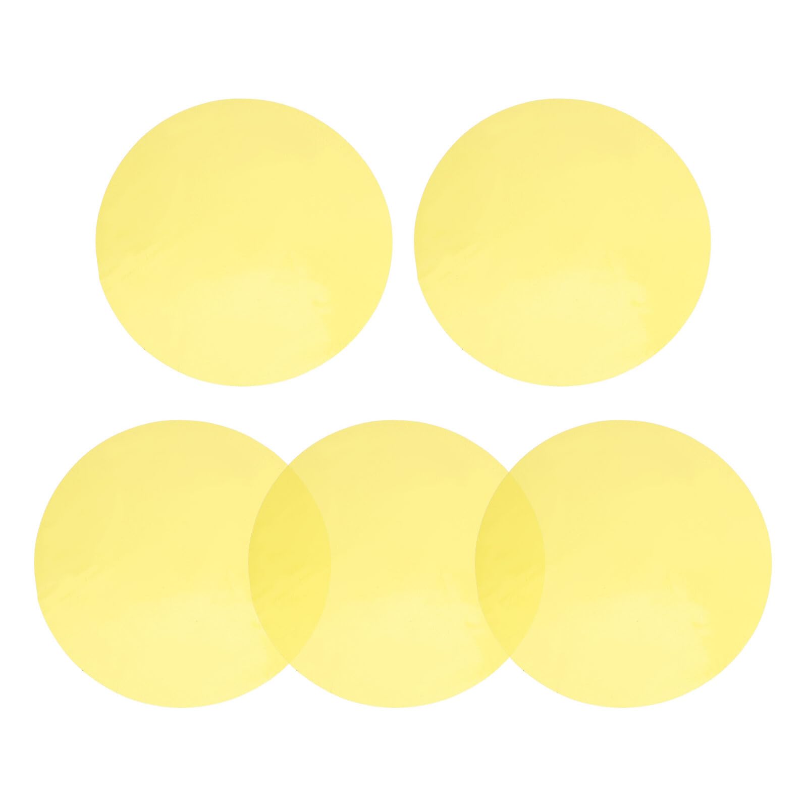 Película adhesiva difusora de luz amarilla 100mm SOIMISS filtro corrector para focos