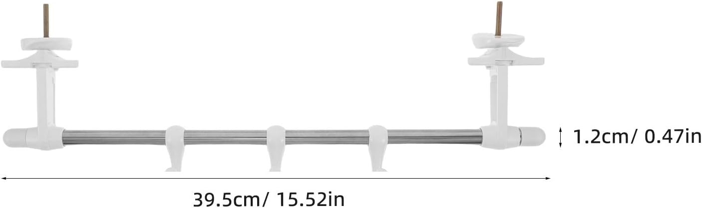 Unomor Clothes Drying Rack Stainless Steel with 3 Hooks, Radiator Mounted