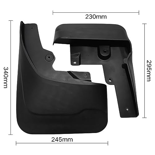 Guardabarros de coche para Cannon Ute 2020 a 2022 con protector de salpicaduras robusto 6
