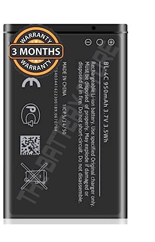 Image of Original BL-4C Battery for Nokia 1202 | 1265 | 1325 | 1661 | 2220 | 2220s | 2650 | 2652 | 2690 | 3108 | 3500C | 6100 | 6125 | 6136 | 7200 | 7270 | 8208 Battery with 3 Month Warranty**** (P227)