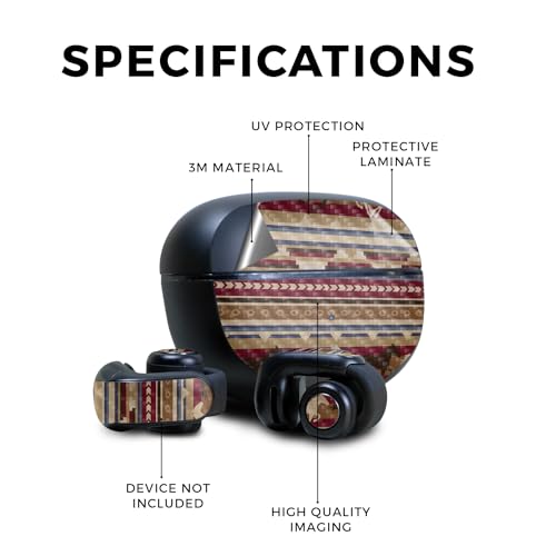 Image of Carbon Fiber Skin Compatible with Bose Ultra Open Earbuds - Western Horses - Premium 3M Vinyl Protective Wrap Decal Cover - Easy to Apply | Crafted in The USA by MightySkins