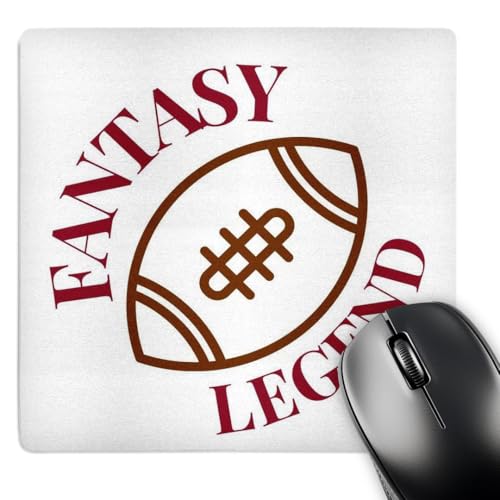 3dRose Image of a Football with Text of Fantasy Legend - Mouse Pads (mp-378007-1)