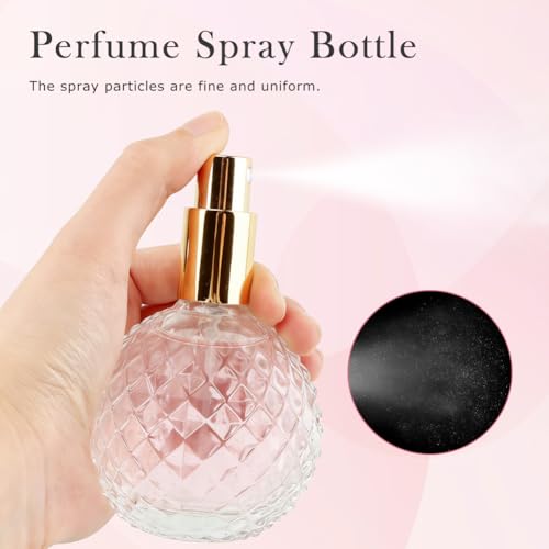 Botella Atómico de Perfume de Vidrio Recargable 100 ml miniatura 3