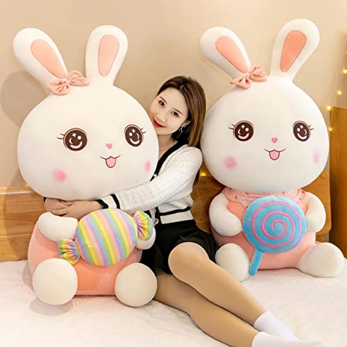 Image of Storescent Soft Toys for Kids - Stuffed Animal Plush Soft Toy for Boys & Girls | Plushie Toy Pink Rabbit 30cm